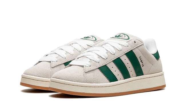 Adidas Campus 00s Crystal White Dark Green