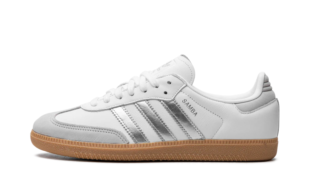 Adidas Samba OG White Silver Metallic Grey