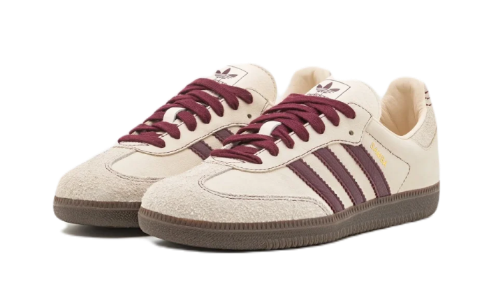 adidas Samba OG Wonder White Maroon