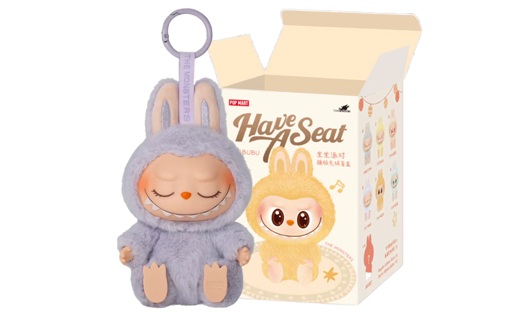 Labubu The Monsters - Have A Seat Vinyl Plush (Version 2
