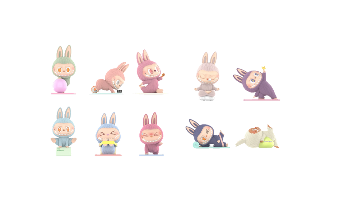 Labubu The Monsters Lazy Yoga Series Figures (1 Blind Box)