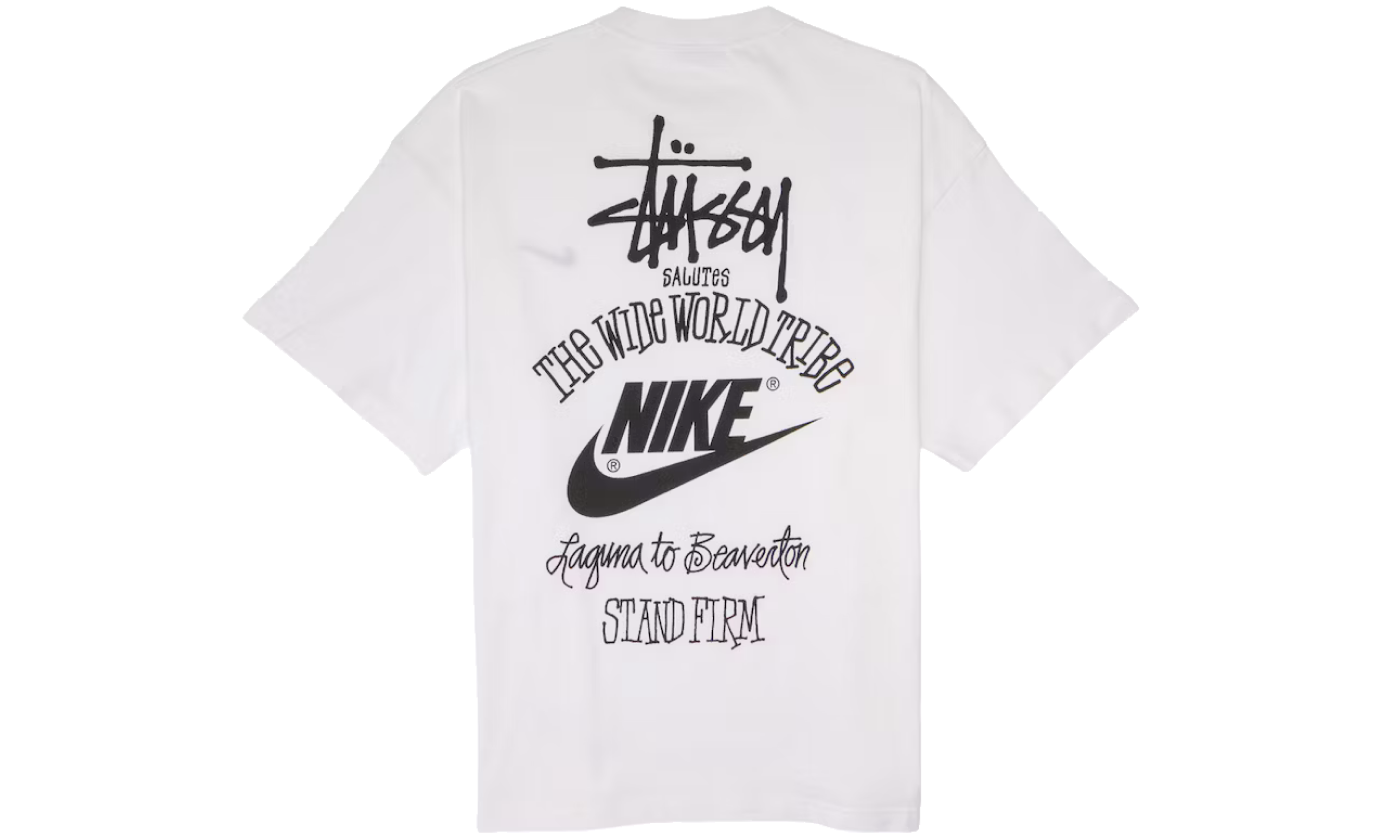 Nike x Stussy The Wide World Tribe T-Shirt White