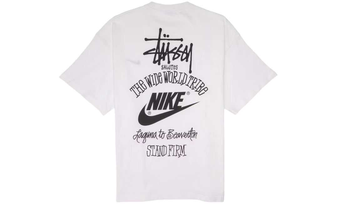 Nike x Stussy The Wide World Tribe T-Shirt White