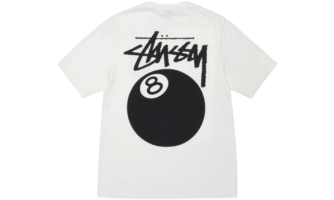 Stussy 8 Ball Tee White