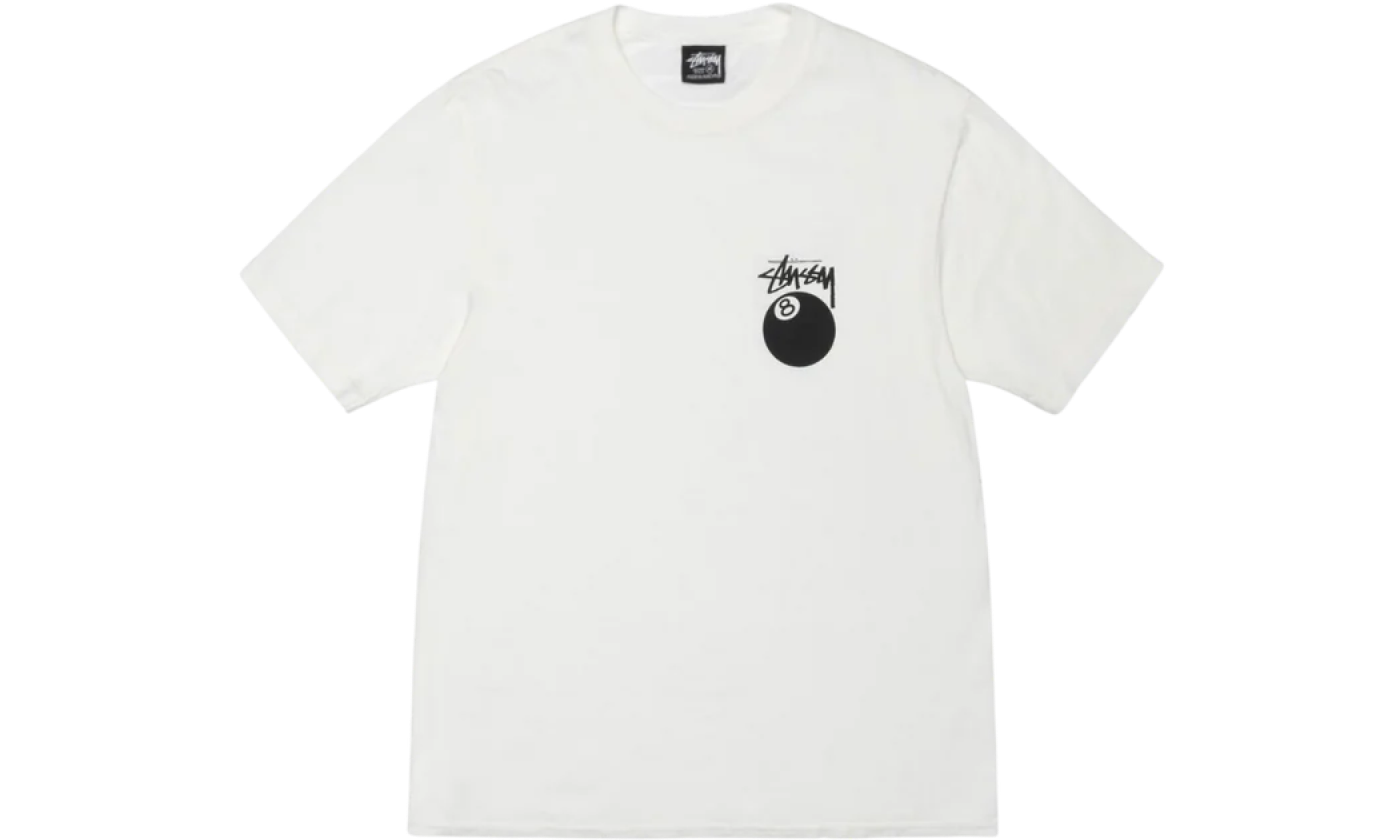 Stussy 8 Ball Tee White