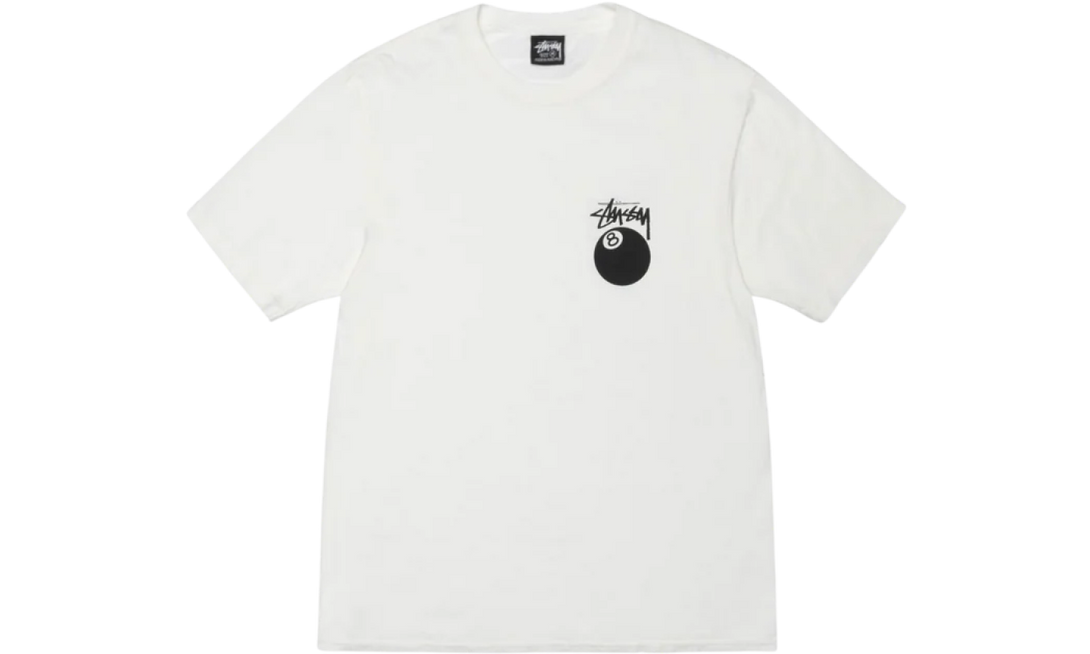 Stussy 8 Ball Tee White