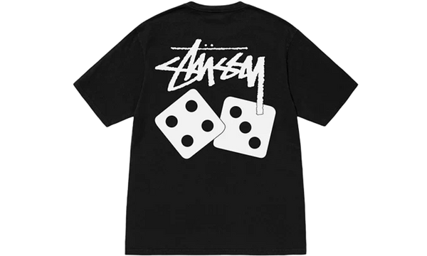 Stussy Dice Pigment Dyed Tee Black