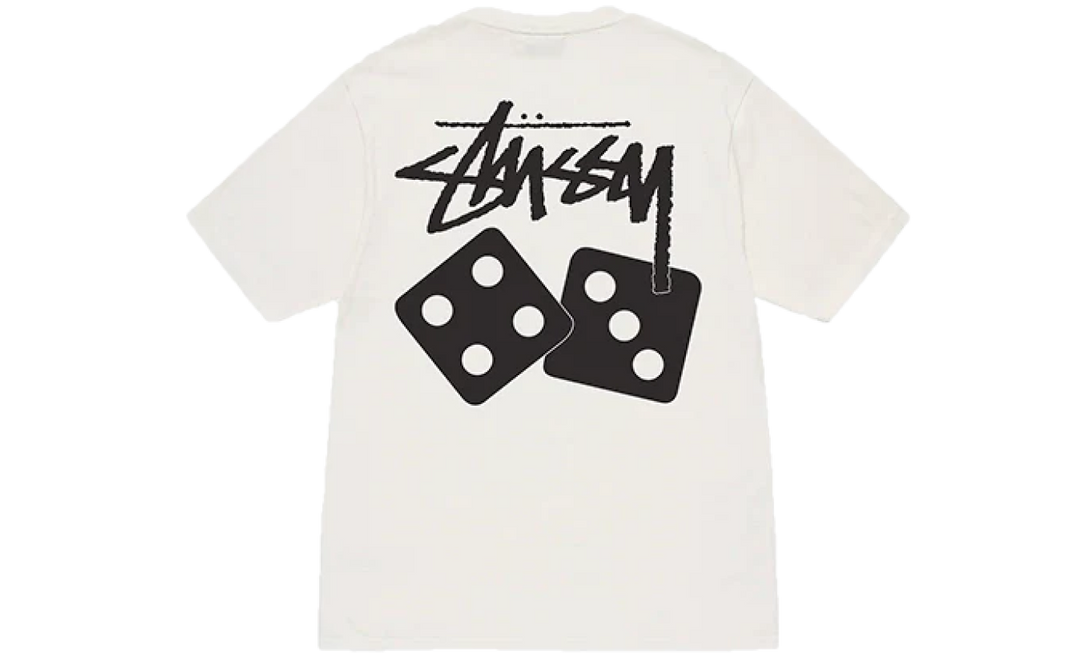 Stussy Dice Pigment Dyed Tee Natural