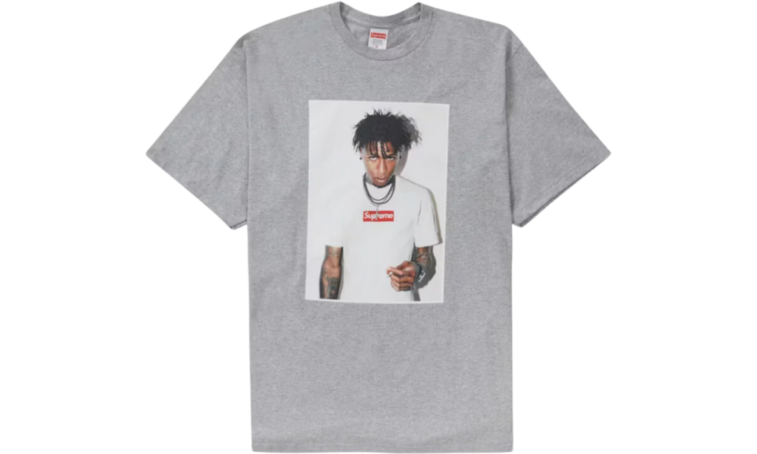 Supreme NBA Youngboy Tee Heather Grey