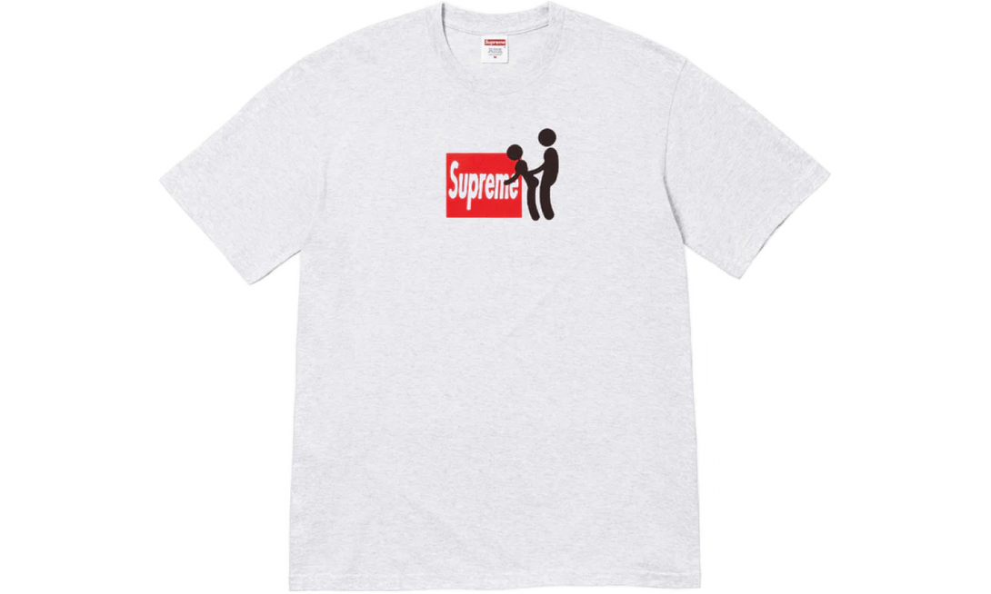 Supreme Stick Tee Ash Grey