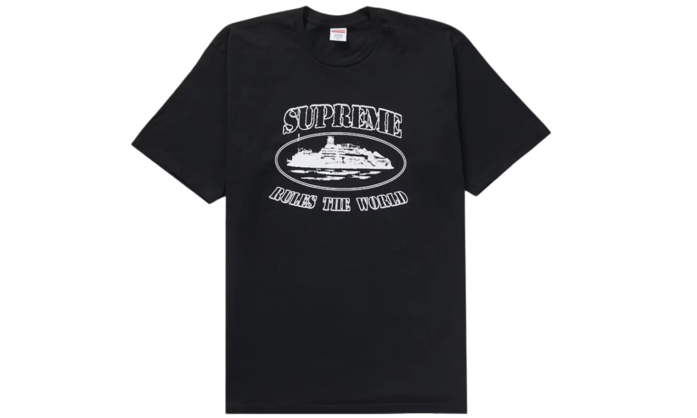 Supreme Corteiz Rules The World Black Tee