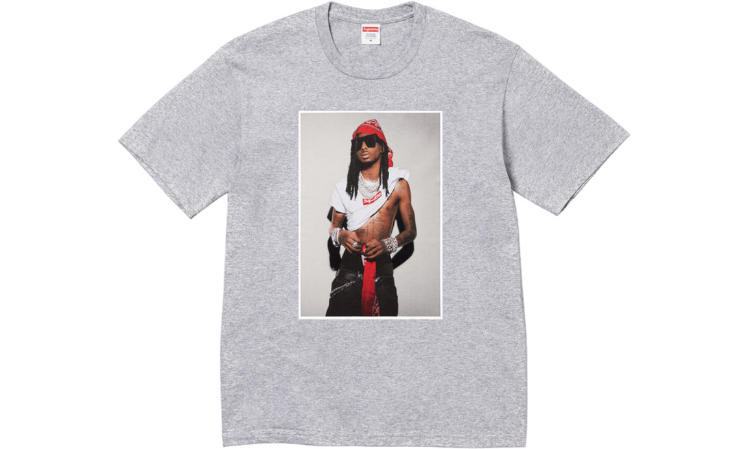 Supreme Playboi Carti Tee Heather Grey