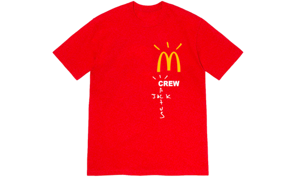 Travis Scott x McDonald's Crew T-shirt Red