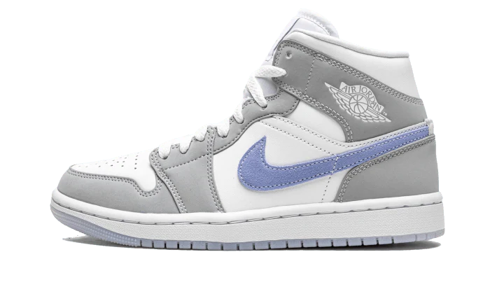 Air Jordan 1 Mid Wolf Grey Aluminium