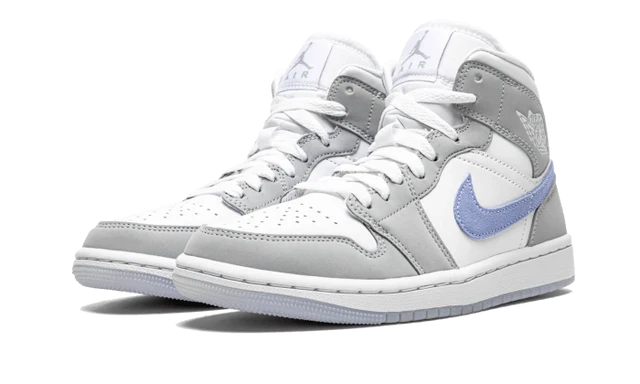 Air Jordan 1 Mid Wolf Grey Aluminium
