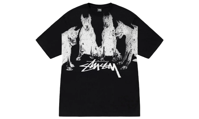 Stussy Doberman Tee Black