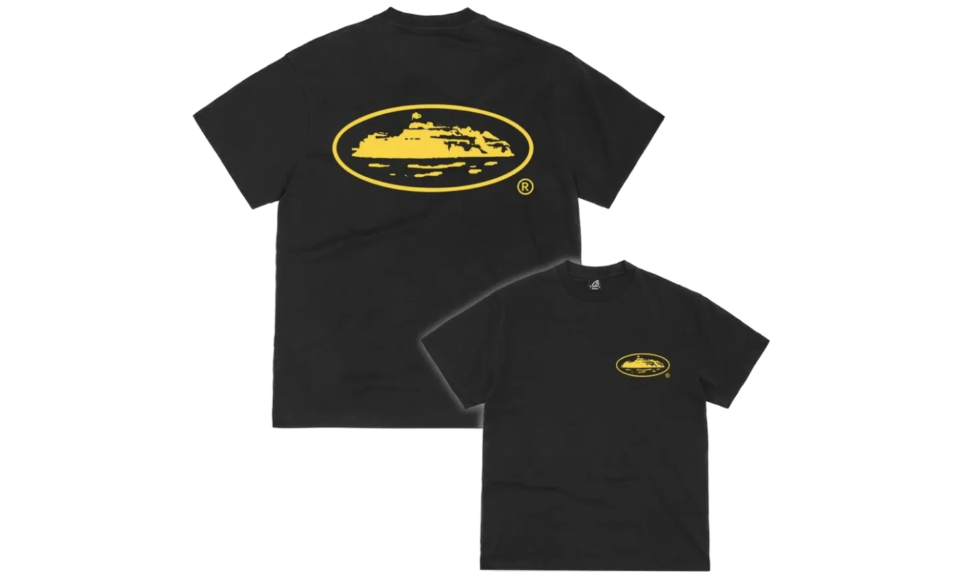 Corteiz OG Island Tee Black Yellow