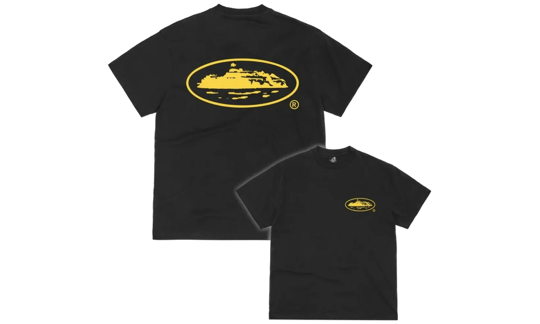 Corteiz OG Island Tee Black Yellow
