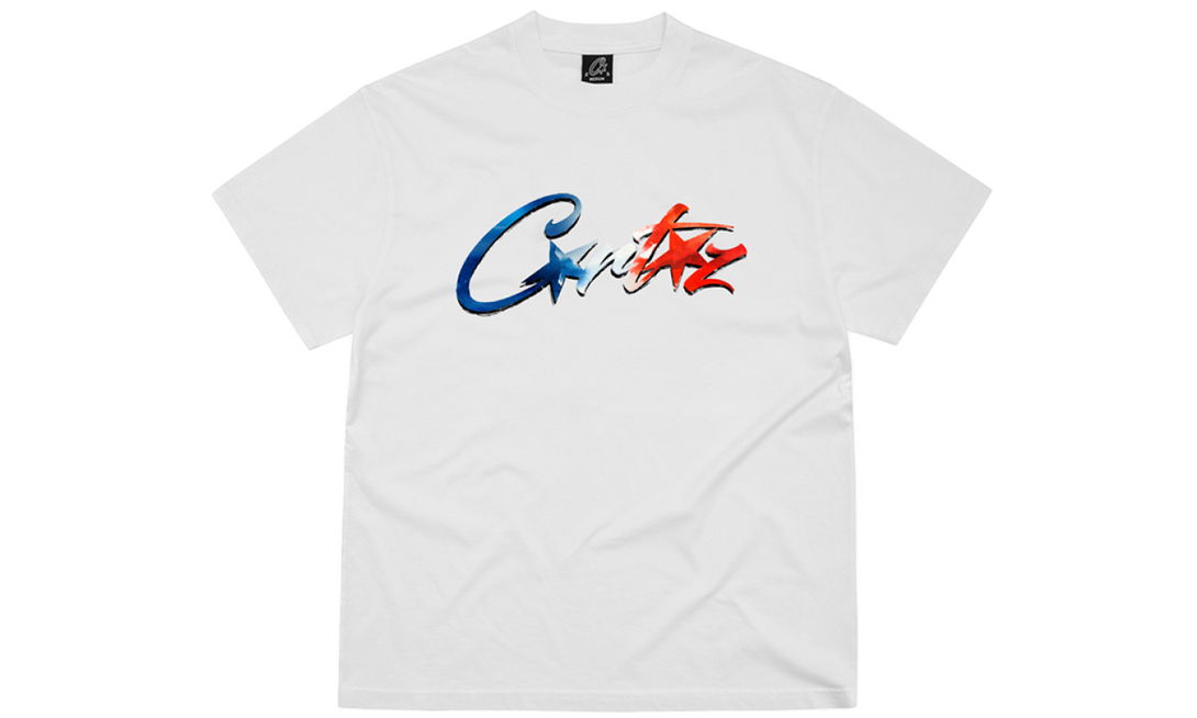 Corteiz Francais Allstarz Tee White