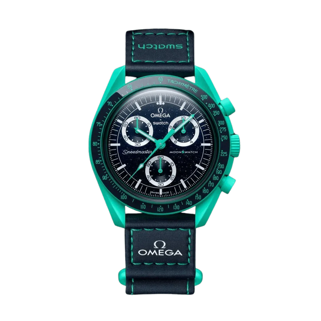 Swatch x Omega Bioceramic Moonswatch Mission On Earth - Polar Lights