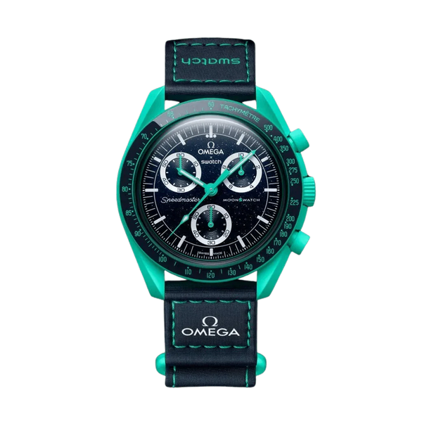 Swatch x Omega Bioceramic Moonswatch Mission On Earth - Polar Lights