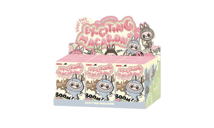 Labubu The Monsters Exciting Macaron (Zestaw 6 szt.)