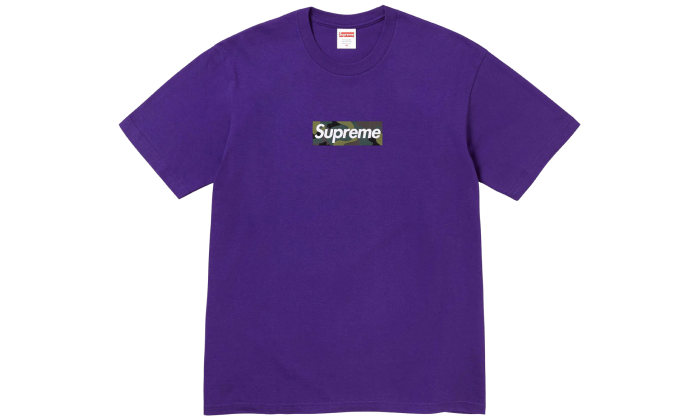 Supreme Box Logo Tee (FW23) Purple