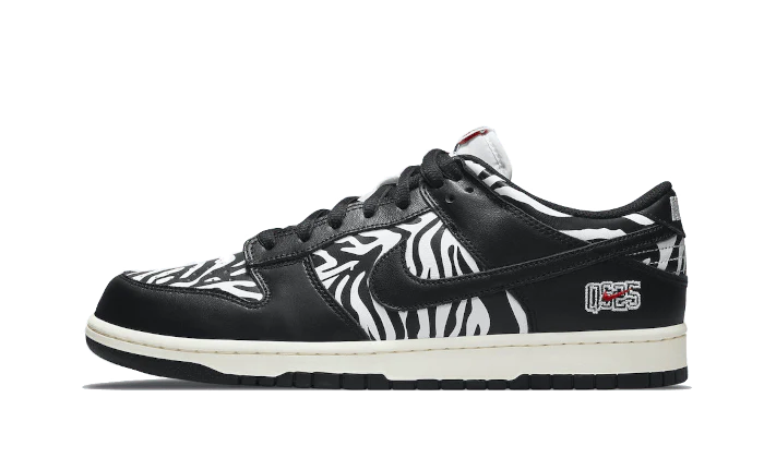 Nike Sb Dunk Low Quartersnacks Zebra
