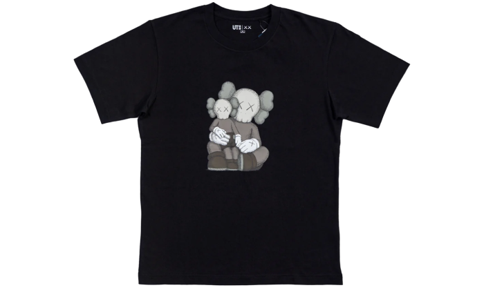 Uniqlo T-Shirt KAWS Black Graphic