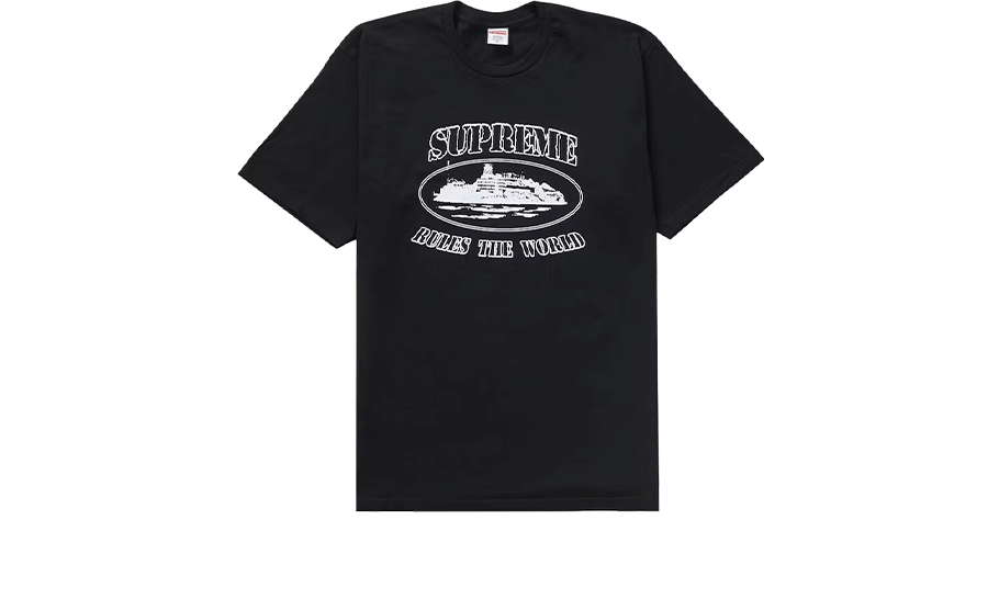 Supreme Corteiz Rules The World Black Tee