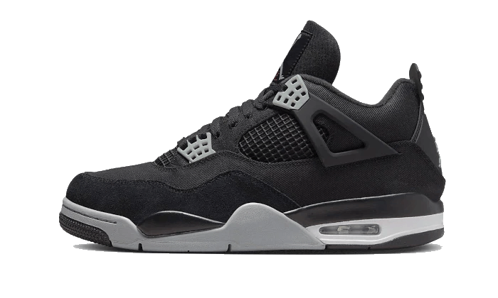 Air Jordan 4 Black Canvas