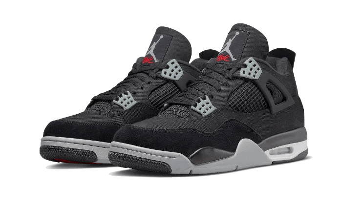 Air Jordan 4 Black Canvas