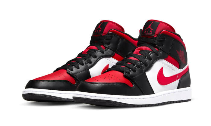 Air Jordan 1 Mid Alternate Bred Toe